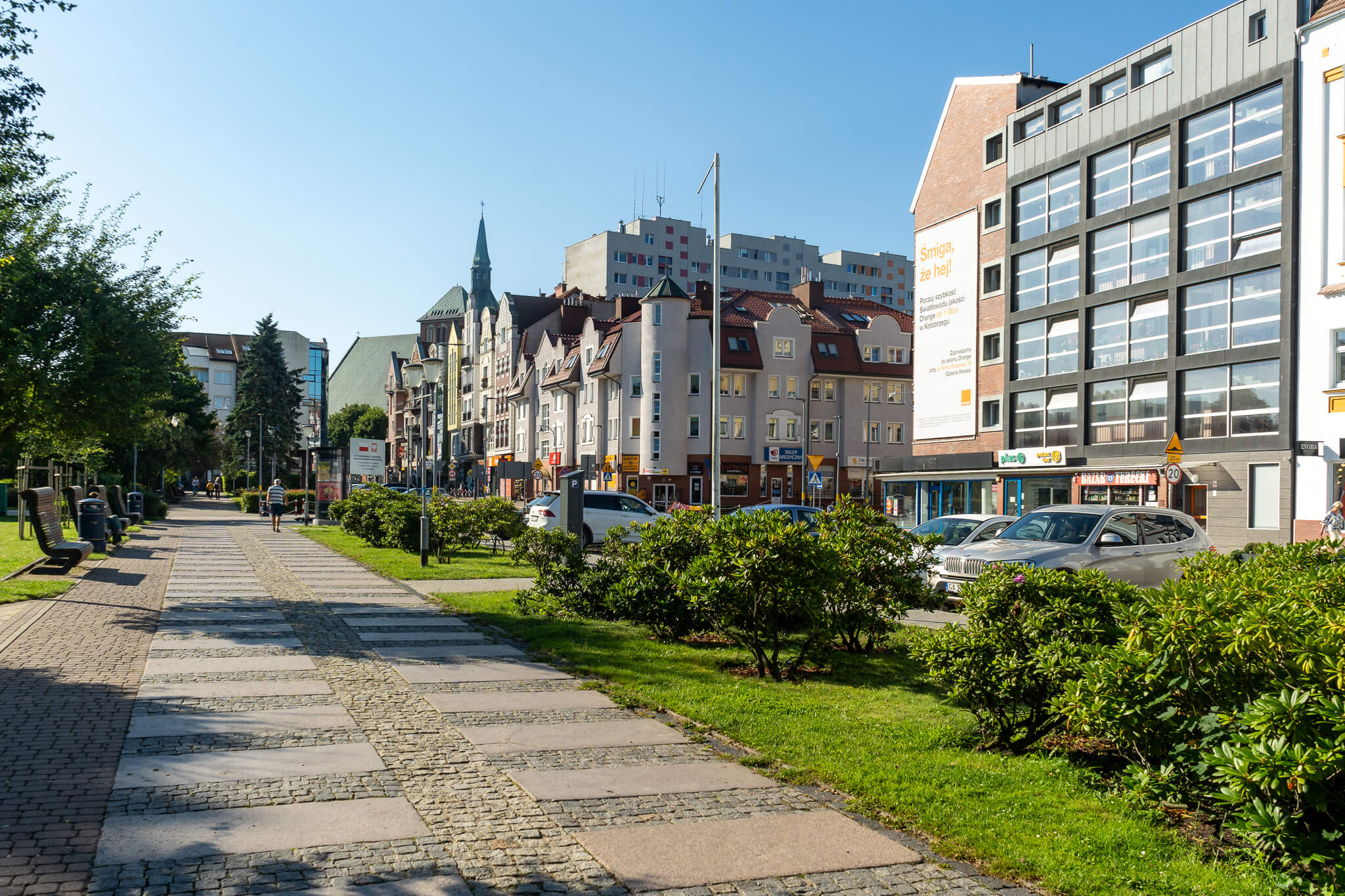 Ulica Armii Krajowej w Kołobrzegu